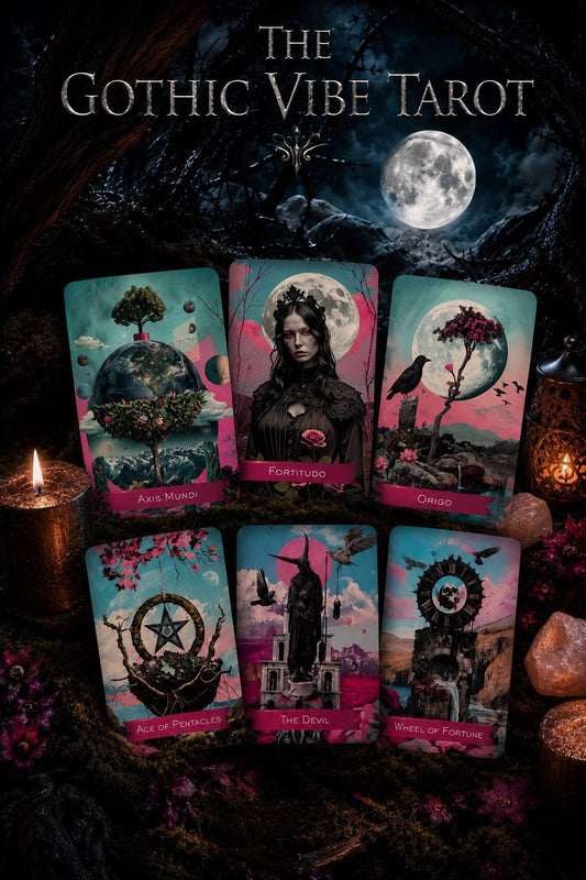 Gothic Vibe Tarot Deck - Dark Aesthetic Tarot (Pre-Order)
