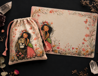 PRE-ORDER Strength Ritual Set — Tenderly Vibe Pouch & Reading Cloth