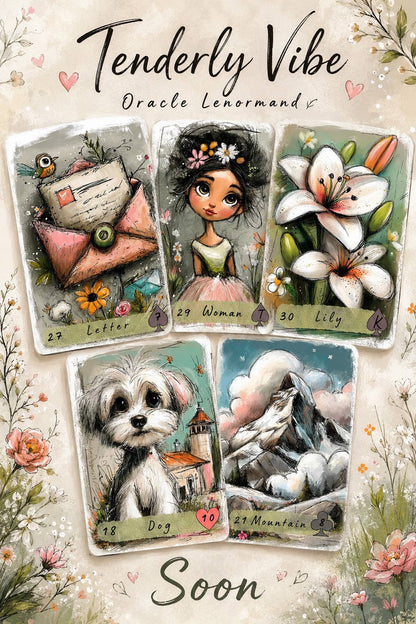 Tenderly Vibe Oracle Lenormand Limited edition