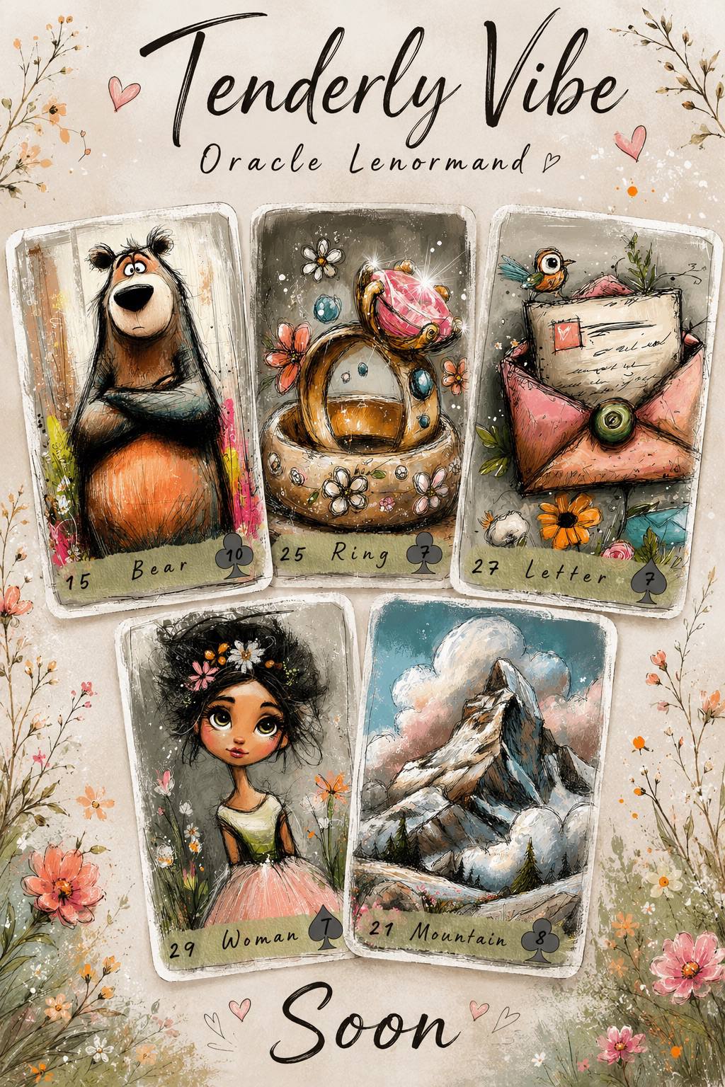 Tenderly Vibe Oracle Lenormand Limited edition