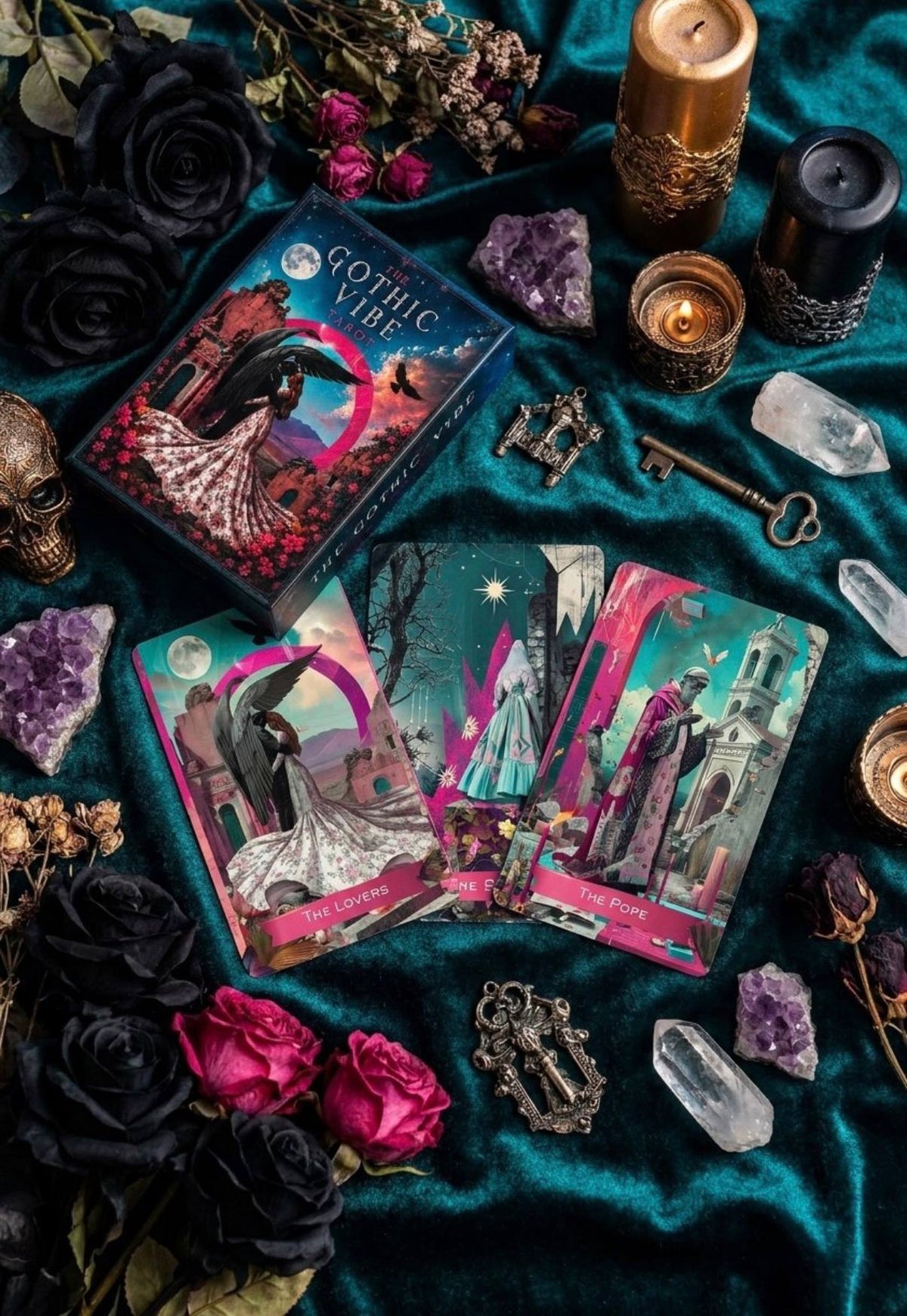 Gothic Vibe Tarot Deck - Dark Aesthetic Tarot (Pre-Order)